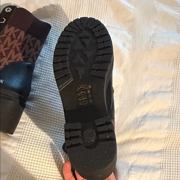 Michael Kors Women's Black and Brown Ankle Boots - Picture 6 of 6